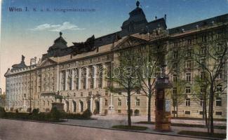 Bécs I., K.u.k. Kriegsministerium / minisztérium, Vienna I., K.u.k. Kriegsministerium / Ministry of War, Wien I., K.u.k. Kriegsministerium