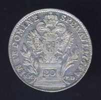 Ausztria 1765B L-SK-PD(1776) 20Kr Ag I.Ferenc posthumus kiadás T:2/2-