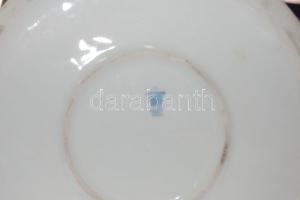 Zsolnay jelzéssel ellátott medvéket ábrázoló porcelán dísz / Zsolnay chinaware figure 30 cm