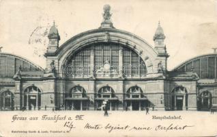 1898 Frankfurt Main Railway Station