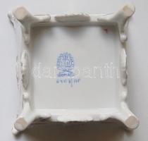 Herendi jelzéssel ellátott kézzel festett Apponyi-mintás szögletes porcelán kaspó / Herend handpaint...