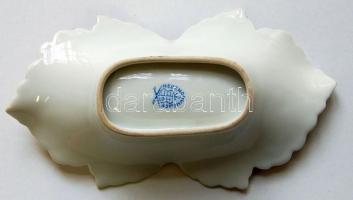 Herendi jelzéssel ellátott Viktória-mintás aranyozott tálka / Herend chinaware bowl 15 cm