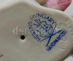 Herendi jelzéssel ellátott porcelán rigó / Herend chinaware figure 7 cm