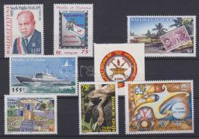 1999-2002 8 diff. stamps with self-adhesive stamp, 1999-2002 8 klf bélyeg, közte öntapadós bélyeg, 1999-2002 8 verschiedene Marken mit selbstklebender Marke