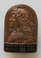 1940 MDEOSZ Mátyás király jelvény Győr