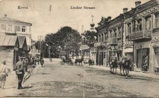 Kovel Luck street with cavalrymen (fa)