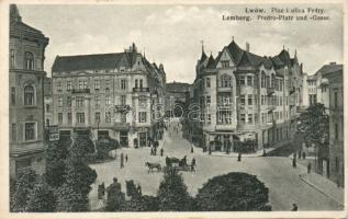 Lviv Fedro square with cinema