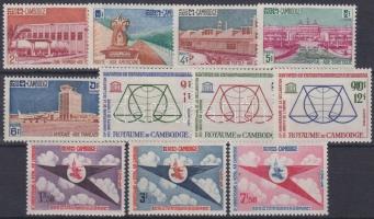1962-1964 11 klf bélyeg, teljes sorokban, 1962-1964 11 diff. stamps, in complete sets, 1962-1964 11 verschiedene Marken, in ganzen Sätzen