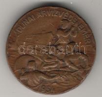 Modern kitüntetés 1954 Dunai Árvízvédelem eredeti dobozban T:1