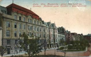 Lviv Academy street with the Chamber of Commerce