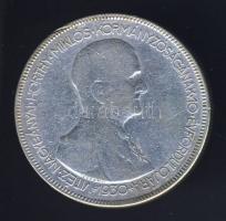 1930. 5P Ag "Horthy jobbra" T:3 ph