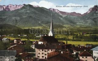 Kössen with the Kaisergebirge