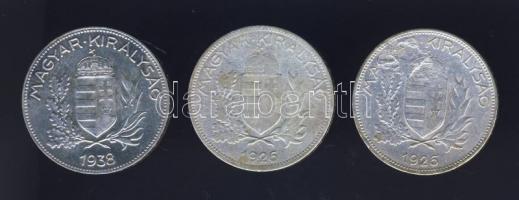 1926. 1P Ag (2x), 1938. 1P Ag T:1-,3