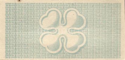 1950 Lottó Nemzeti Vállalat osztálysorsjáték 3 db sorsjegy 1., 2., 3., osztály