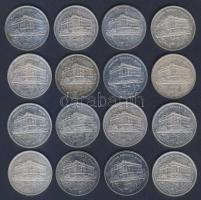 1992. 200Ft Ag "Magyar Nemzeti Bank" (16x) T:1,2,2-