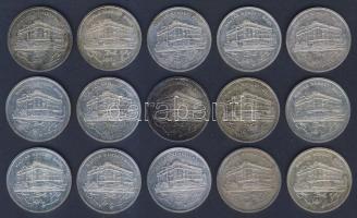 1992. 200Ft Ag "Magyar Nemzeti Bank" (15x) T:1,1/2,2-