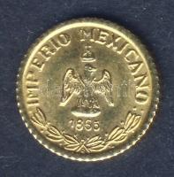 1865."Maximilian" Mexikói Pezó fantázia Au 0,45g