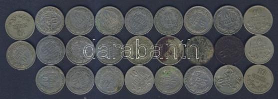 1892-1909. 10f (16x) + 1914-1920. 10f (10x) T:3