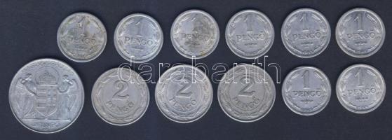 1941. 1P (3x) + 1942. 1P (2x) + 1944. 1P (3x) + 1941. 2P (3x) + 1943. 5P T:2,3