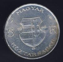 1946. 5Ft Ag "vastag Kossuth" T:2- ph.