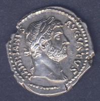 Római Császárság HADRIANUS 117-138. "SECVR PVB COS III P P" Denar Ag T:2+/2 kis kitörés