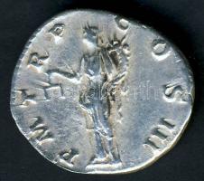 Római Császárság HADRIANUS 117-138. "P M TR P COS III / Álló Aequitas" Denar Ag T:2