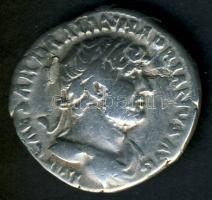 Római Császárság HADRIANUS 117-138. "P M TR P COS III / Ülő Pax" Denar Ag T:2-