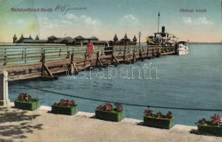 Balatonfüred-fürdő Gőzhajó Divald és Monostory (EB)