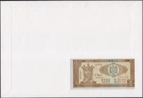 Moldova 1992. 1L dekoratív, nagyalakú bankjegyes, bélyeges borítékon T:I + Örményország 1993. 10D de...