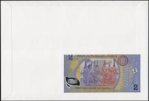 Samoa 1990. 2T "AAA" dekoratív, nagyalakú bélyeges, bankjegyes borítékon, T:I