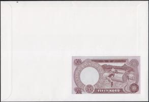 Nigéria 1973-78. 50K szign.6. dekoratív, nagyalakú bélyeges, bankjegyes borítékon, T:I + Sierra Leon...