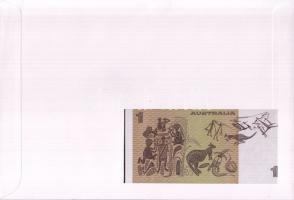 Ausztrália 1983. 1$ dekoratív nagyalakú bélyeges, bankjegyes borítékon T:I