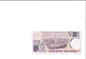 Argentína 1983-84. 5P dekoratív bankjegyes, bélyeges borítékon, bélyegblokkal T:I