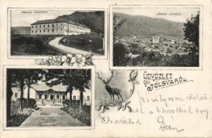 Jolsva with military barracks and spa