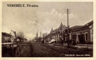 Verebély main street (small tear)