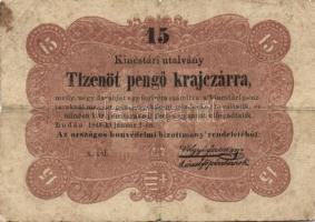 1849. 15Kr T:III/IV, 1849. 30Kr (4x) 2db "csillagos" T:III, 1848. 2Ft T:IV