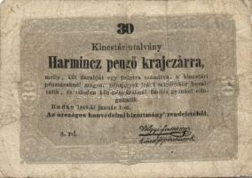 1849. 15Kr T:III/IV, 1849. 30Kr (4x) 2db "csillagos" T:III, 1848. 2Ft T:IV