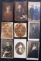 cca 1900-1940 Családi fotó hagyaték tétel kb 30 db