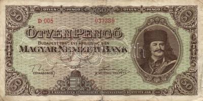 1913. 20K T:III, 1930. 20P T:IV, 1930. 100P "*"-os T:III, 1945. 50P (3x) T:III,IV + Ausztr...