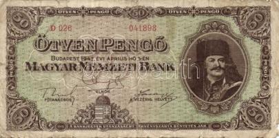 1913. 20K T:III, 1930. 20P T:IV, 1930. 100P "*"-os T:III, 1945. 50P (3x) T:III,IV + Ausztr...