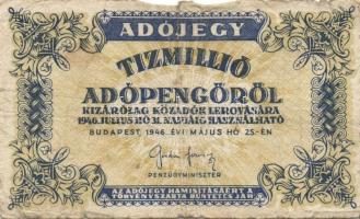 1946. 10000000AP (3x) T:III/IV,IV + 100000000AP T:III/IV