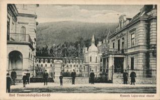 Trencsénteplic spa Kossuth street