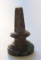 cca 1910 Kraus Baja feliratú pecsétnyomó 5 cm