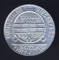 Németország 1934. "Durkheimer Riesenfass" borfogyasztásra felhasználható zseton T:2