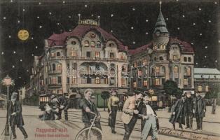 Nagyvárad Hotel Fekete Sas at night