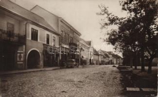 Szászsebes Sikulorum street with the shops of Fritz & Heinrich Hetz, and Moga & Trifu photo