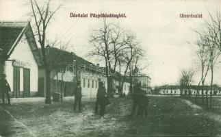 Püspökladány Haas Gusztáv üzletével