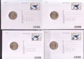 2001. 200Ft 4 klf "János Vitéz, Pál utcai fiúk, Toldi, Lúdas Matyi" érmés levelezőlapon sor T:BU R!