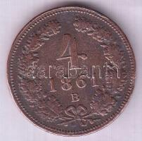 Ausztria/magyar verdejel 1861B 4Kr T:2/3 ph.