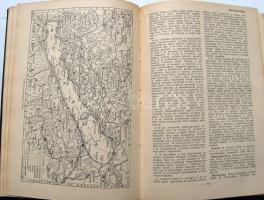 Új idők lexikona I.-IX. kötet. Singer és Wolfner Irodalmi intézet, Budapest 1937 Aranyozott kiadói e...